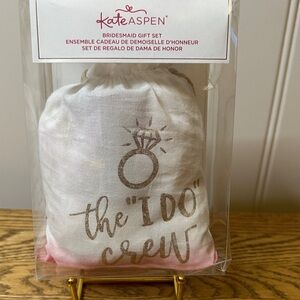 Kate Aspen 'I Do Crew' Gift Bag in White and Pink